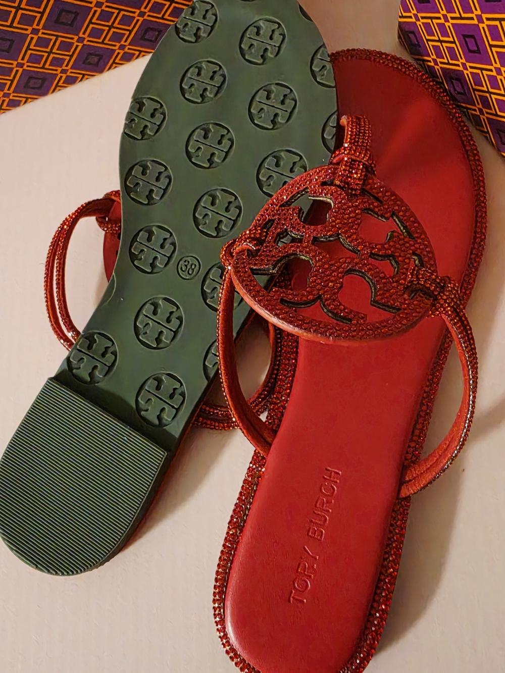 Tory Burch Red Sandals